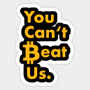 Bitcoin King. Sticker